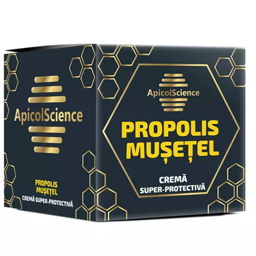 Crema Super Protectiva cu Propolis si Musetel, Apicol Science